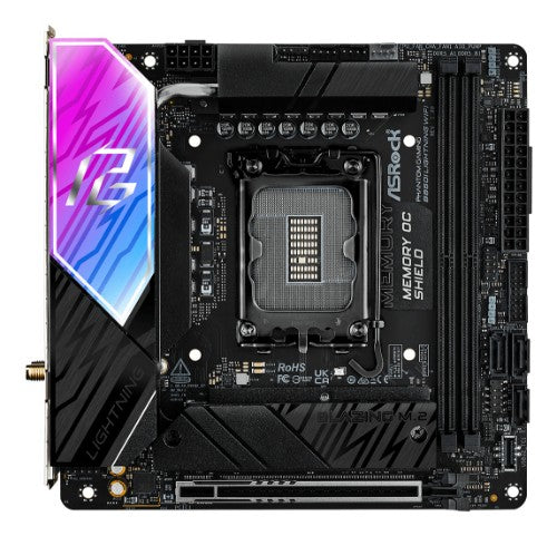 Asrock B860I Lightning WiFi Intel B860 LGA 1851 (Socket V1) mini ITX