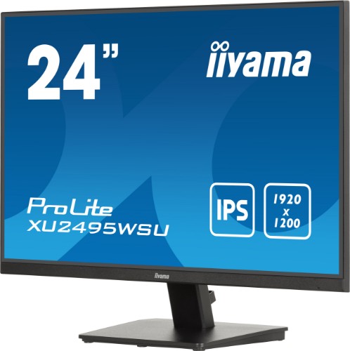 iiyama ProLite XU2495WSU-B7 computer monitor 61 cm (24") 1920 x 1200 pixels Full HD LED Black