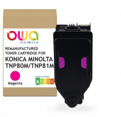 Armor OWA KONICA MINOLTA TNP-80 M / TNP-81 M - REMANUFACTURED TONER - MAGENTA