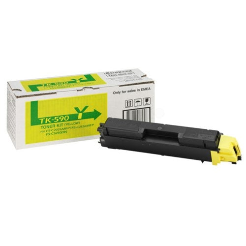 Kyocera 1T02KVANL0/TK-590Y Toner-kit yellow, 5K pages ISO/IEC 19798 for Kyocera FS-C 2026