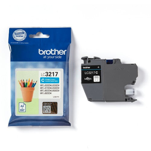 Brother LC-3217C Ink cartridge cyan, 550 pages ISO/IEC 24711 9ml for Brother MFC-J 5330