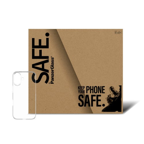 PanzerGlass SAFE. by ® TPU Case Transparent iPhone 17 | Bulk