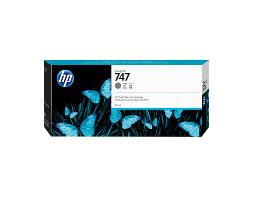 HP P2V86A/747 Ink cartridge gray 300ml for HP DesignJet Z 9+