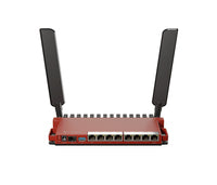 Mikrotik L009UiGS-2HaxD-IN wireless router Gigabit Ethernet Single-band (2.4 GHz) Red