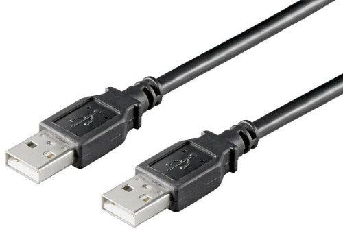 Microconnect USBAA1B USB cable USB 2.0 1 m USB A Black