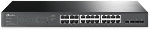 TP-Link JetStream 28-Port Gigabit Smart PoE Switch with 24-Port PoE+