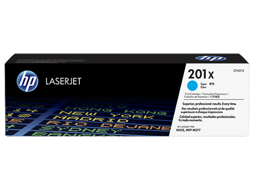 HP CF401X/201X Toner cartridge cyan high-capacity, 2.3K pages ISO/IEC 19752 for HP Pro M 252