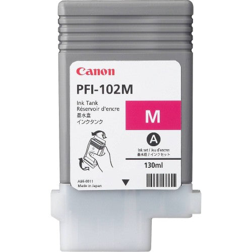 Canon 0897B001/PFI-102M Ink cartridge magenta 130ml for Canon IPF 500/600/700
