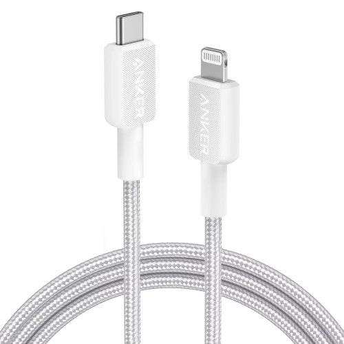Anker Braided USB-C to Lightning Charging Cable 1.8 m, White