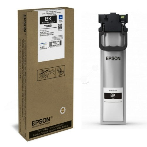 Epson C13T945140/T9451 Ink cartridge black high-capacity, 5K pages 65ml for Epson WF-C 5210/5290