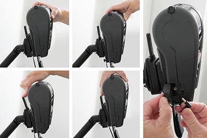 Brodit 216308 holder Passive holder Portable printer Black