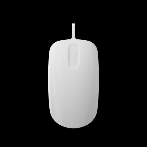 Contour Design Active Key Contour QuickClean Medical Mouse IP68 Scroll Sensor Wired White PMH3