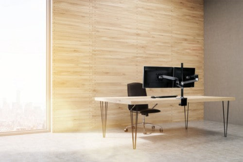 Ergotron LX Series LX Dual Stacking Arm Tall Pole 101.6 cm (40") Desk Aluminium