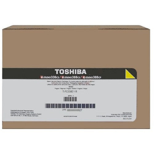 Toshiba 6B000000927/T-FC338EYR Toner yellow return program, 6K pages for Toshiba E-Studio 388