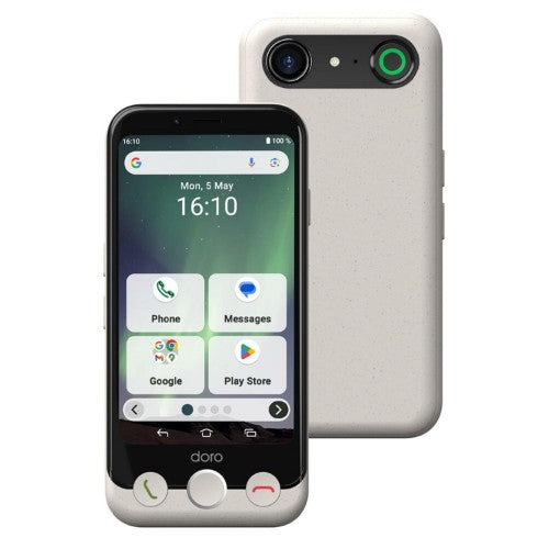 Doro Aurora A10 11.4 cm (4.5") Dual SIM Android 14 4G USB Type-C 4 GB 64 GB 3000 mAh Black, White