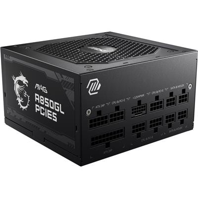 MSI MAG A850GL PCIE5 power supply unit 850 W 20+4 pin ATX ATX Black