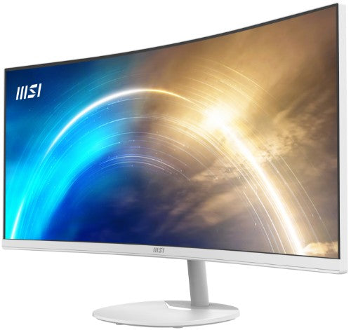MSI Pro MP341CQW computer monitor 86.4 cm (34") 3440 x 1440 pixels UltraWide Quad HD White