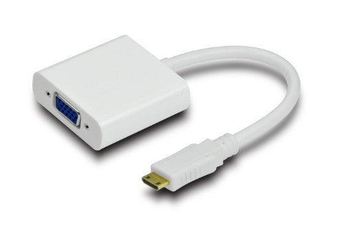 Microconnect HDMIVGA video cable adapter 15 m VGA (D-Sub) HDMI Type C (Mini) Black