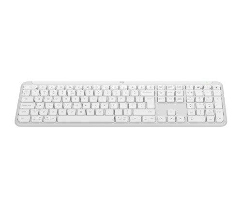Logitech 920-012466 keyboard Office RF Wireless + Bluetooth QWERTY US International White
