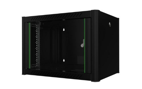 Lanview RWP07U45BL rack cabinet 7U Wall mounted rack Black