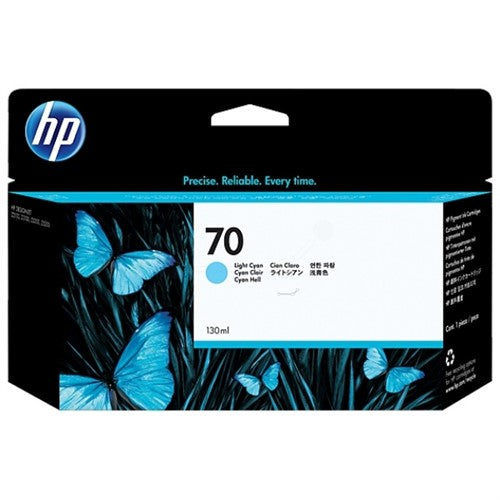 HP C9390A/70 Ink cartridge light cyan 130ml for HP DesignJet Z 2100/3100/3200/5200