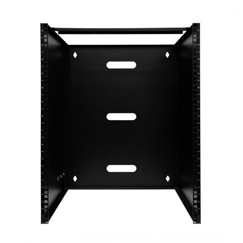StarTech.com 14U Wall Mount Network Rack - 14 Inch Deep (Low Profile) - 19" Patch Panel Bracket for Shallow Server, IT Equipment, Network Switches - 77lbs/35kg Weight Cap., Black