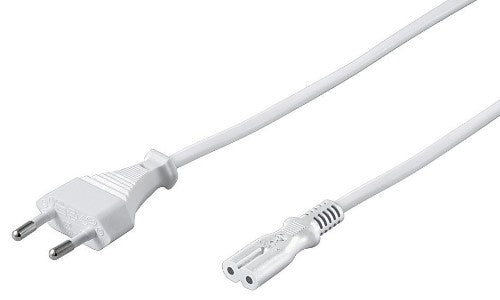 Microconnect PE030730W power cable White 3 m Power plug type C C7 coupler