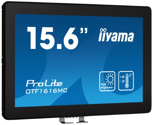 iiyama 15.6" high-brightness touchscreen with 10 touch points PCAP touch technology for outdoor applications