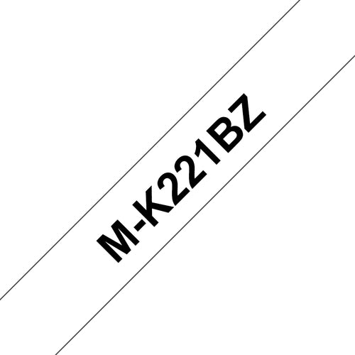 Brother MK-221BZ DirectLabel black on white 9mm x 8m for Brother P-Touch M 9-12mm