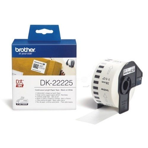 Brother DK-22225 DirectLabel Etikettes white 38mm x 30,48m for Brother P-Touch QL/700/800/QL 12-102mm/QL 12-103.6mm