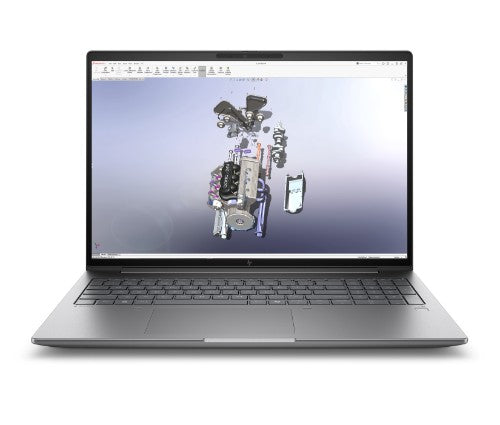 HP Zbook X G1i 16 inch Mobile Workstation PC Wolf Pro Security Edition - Data Science Intel Core Ultra 7 265HX 40.6 cm (16") WQUXGA 64 GB DDR5-SDRAM 1 TB SSD NVIDIA RTX PRO 2000 Blackwell Wi-Fi 7 (802.11be) Windows 11 Pro AI Workstation, AI PC Silver
