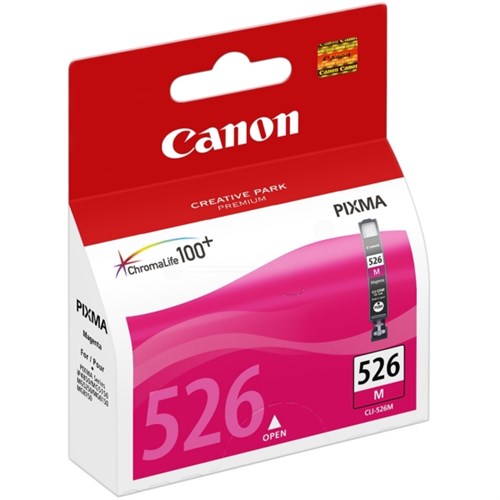 Canon 4542B001/CLI-526M Ink cartridge magenta, 520 pages ISO/IEC 24711 9ml for Canon Pixma IP 4850/MG 5350/MG 6150/MG 6250/MX 885
