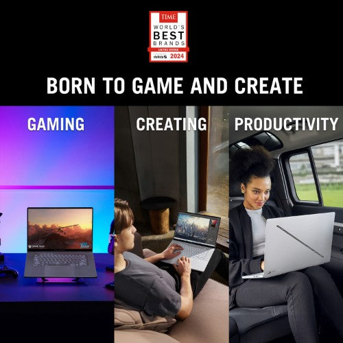 ASUS ROG Zephyrus G16 GU605CR-QR102W Intel Core Ultra 9 285H Laptop 40.6 cm (16") 2.5K 32 GB LPDDR5x-SDRAM 1 TB SSD NVIDIA GeForce RTX 5070 Ti Wi-Fi 7 (802.11be) Windows 11 Home Grey