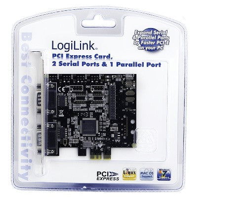 LogiLink PC0033 interface cards/adapter Internal Parallel, Serial