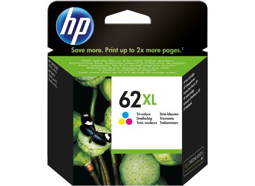 HP C2P07AE/62XL Printhead cartridge color high-capacity, 415 pages ISO/IEC 24711 for HP Envy 5640
