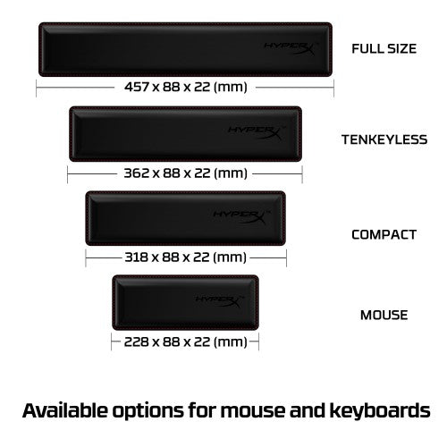 HyperX Wrist Rest - Keyboard - Compact 60% 65%