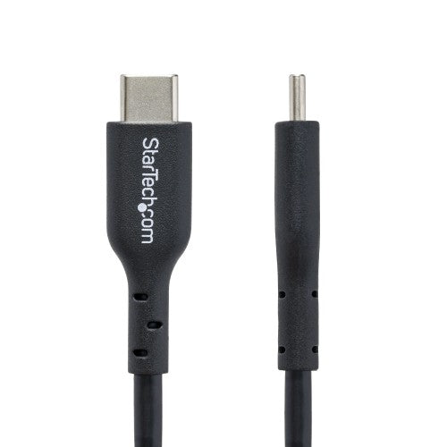 StarTech.com 2m (6.6ft) USB-C Charging Cable 2-Pack, USB C Cable, USB 2.0 Type-C Laptop Charger Cord, 60W 3A Power Delivery, TPE Jacket, USB-C Data Transfer Cable, M/M