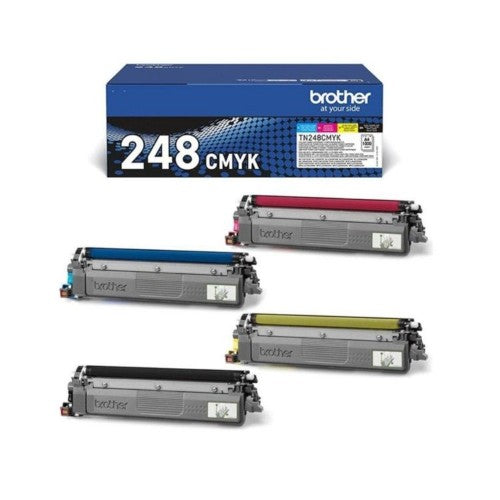 Brother TN-248CMYK Toner MultiPack Bk,C,M,Y, 4x1K pages ISO/IEC 19752 Pack=4 for Brother DCP-L 3500/HL-L 8200