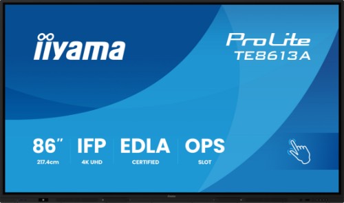 iiyama 86" Google EDLA Certified IFP - Interactive display for seamless integration and collaboration in education and enterprise