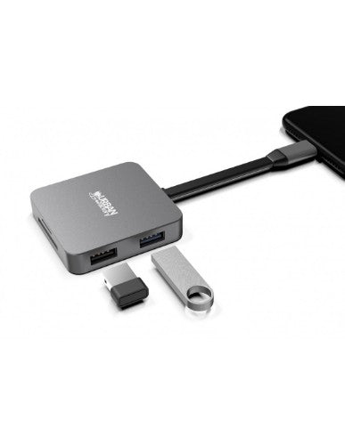 Urban Factory HUBEE LIGHT USB 3.2 Gen 1 (3.1 Gen 1) Type-C Grey