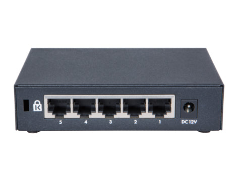 HPE OfficeConnect 1420 5G Unmanaged L2 Gigabit Ethernet (10/100/1000) 1U Grey