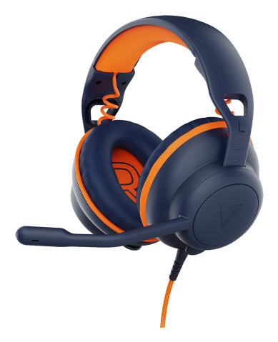 V7 Safe Sound 2 Education Headset - Stereo - Mini-phone (3.5mm) - USB-A - USB-C - Wired - On-ear - Binaural - Circumaural - 1.8 m /6 ft Cable - Inline Controller - Configurable Acoustic Output - Noise Cancelling - Bi-directional Microphone - Adjustable Pa
