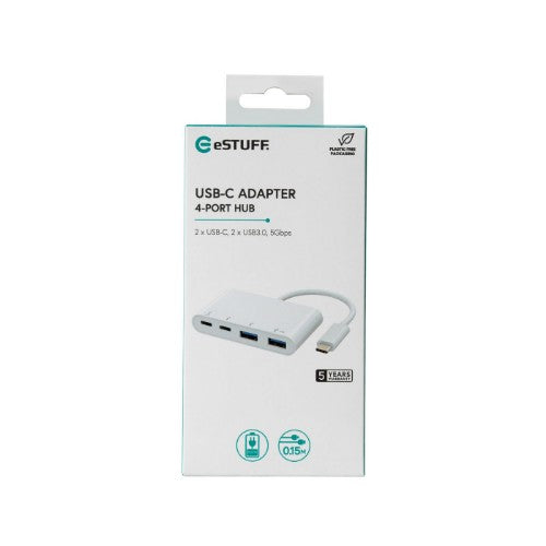eSTUFF USB-C to 2 x USB 3.0 & 2 x USB-C 3.1