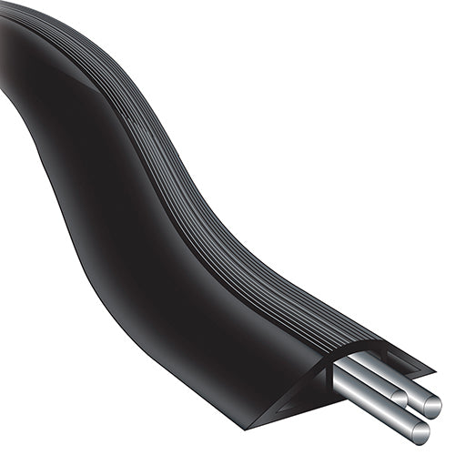 connektgear 3m Indoor Cable Cover Protector 19 x 9.5mm internal channel - Black