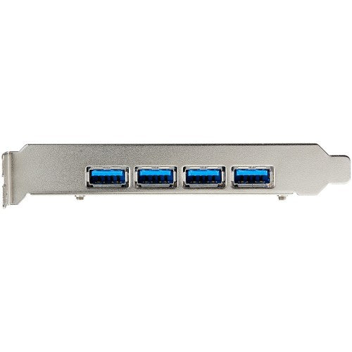 StarTech.com 4-Port USB PCIe Card - 10Gbps USB 3.1/3.2 Gen 2 Type-A PCI Express Expansion Card with 2 Controllers - 4x USB-A - USB PCIe Add-On Adapter Card - Windows/Mac/Linux