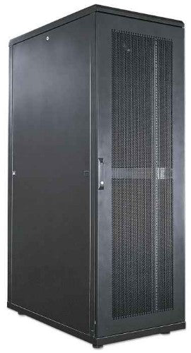 Intellinet 19" Server Cabinet - Free Standing, 42U, 800x1000mm (width x depth), Black, Flatpack, Max 1500kg, Multi-Point Door Lock, One Lock Per Side Panel, Usable Depth 123 to 773mm, IP20 rated, Rack, Steel