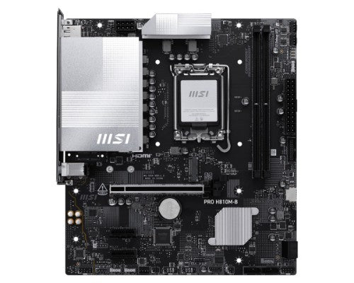 MSI PRO H810M-B motherboard Intel H810 LGA 1851 (Socket V1) micro ATX