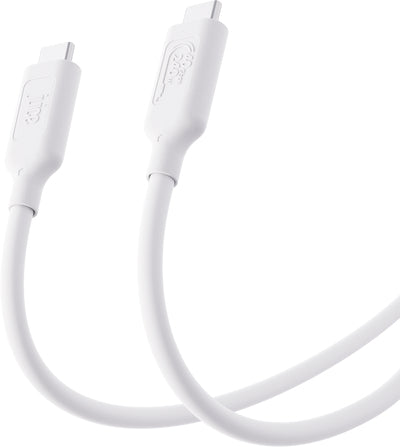 Juice JUI-CABLE-TYPEC-4.0-1M-RND-ECO-WHT USB cable USB4 Gen 2x2 USB C Blue, White