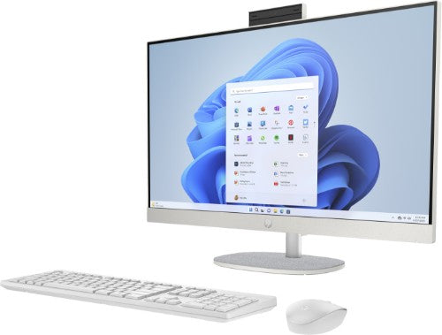 HP 27-cr0017na AMD Ryzen™ 3 7320U 68.6 cm (27") 1920 x 1080 pixels All-in-One PC 8 GB LPDDR5-SDRAM 512 GB SSD Windows 11 Home Wi-Fi 6 (802.11ax) White