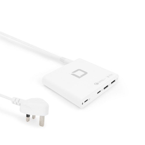 DICOTA D31893 mobile device charger Laptop, Smartphone, Tablet White Fast charging Indoor
